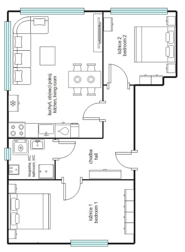 Apartman U Fontany Poděbrady Dış mekan fotoğraf